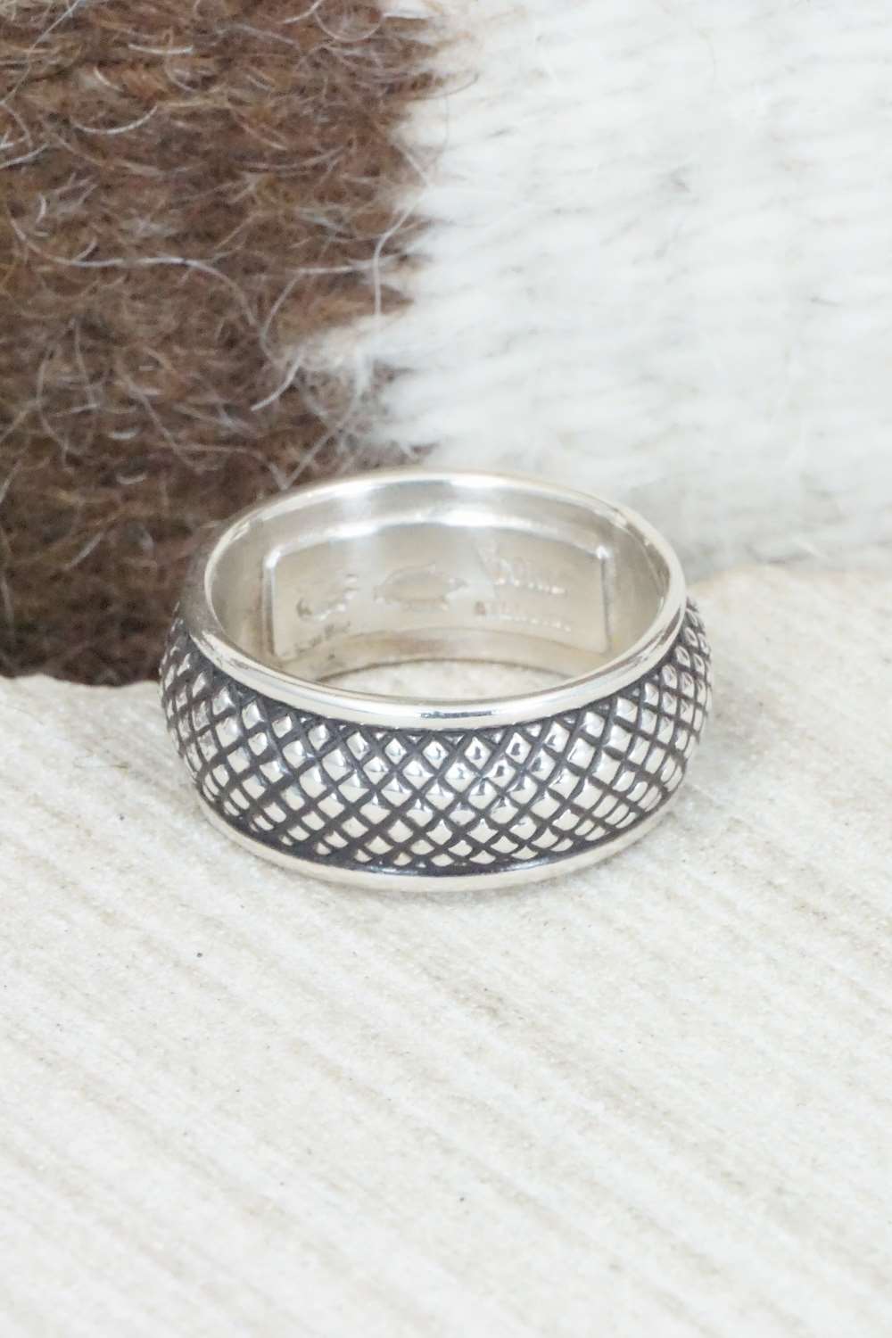 Sterling Silver Ring - Raymond Coriz - Size 8