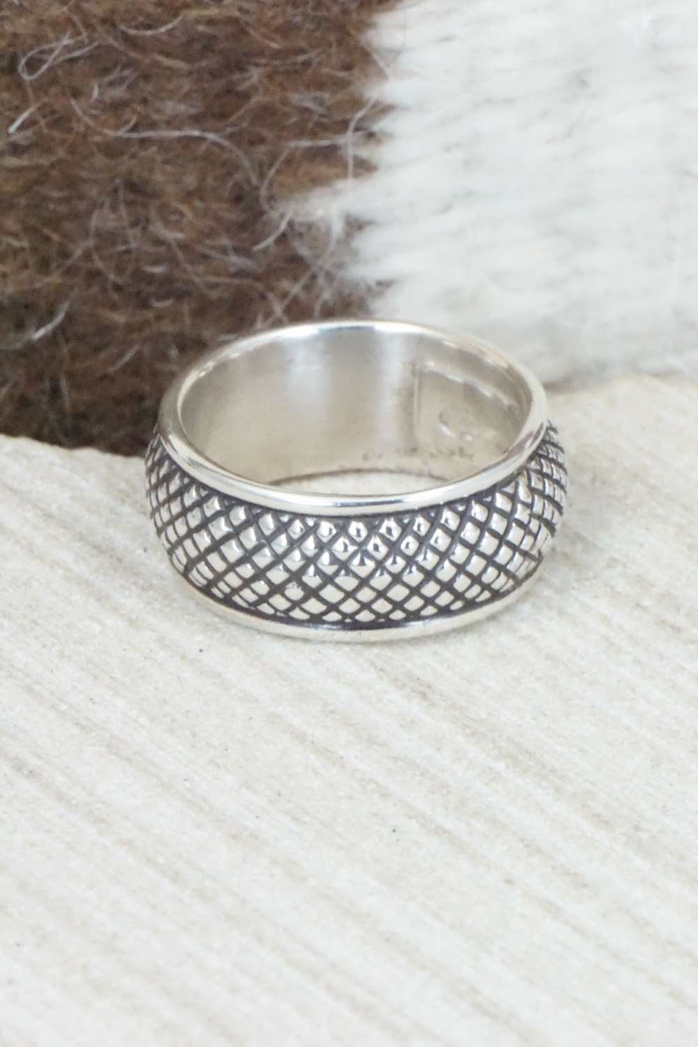 Sterling Silver Ring - Raymond Coriz - Size 8