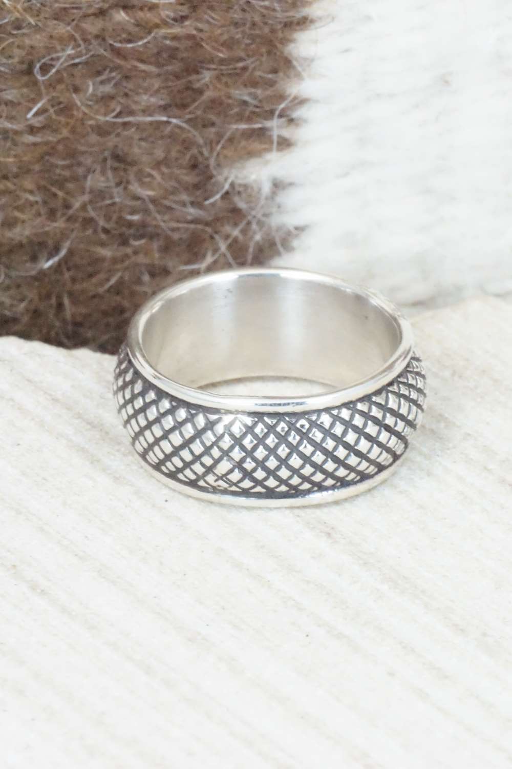 Sterling Silver Ring - Raymond Coriz - Size 8