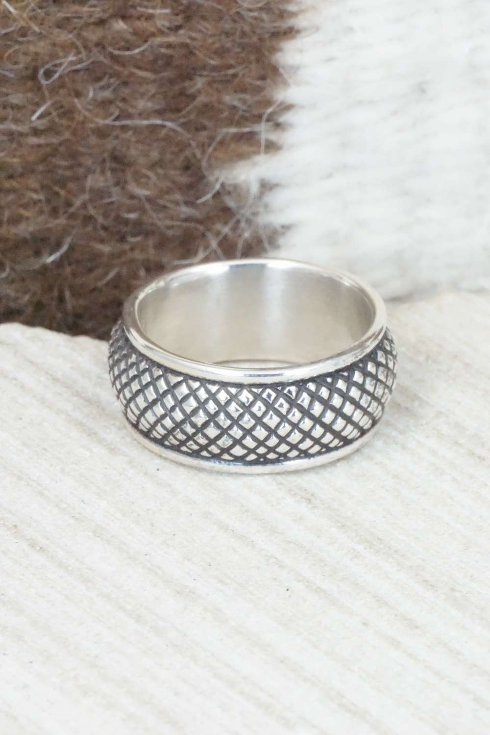 Sterling Silver Ring - Raymond Coriz - Size 8