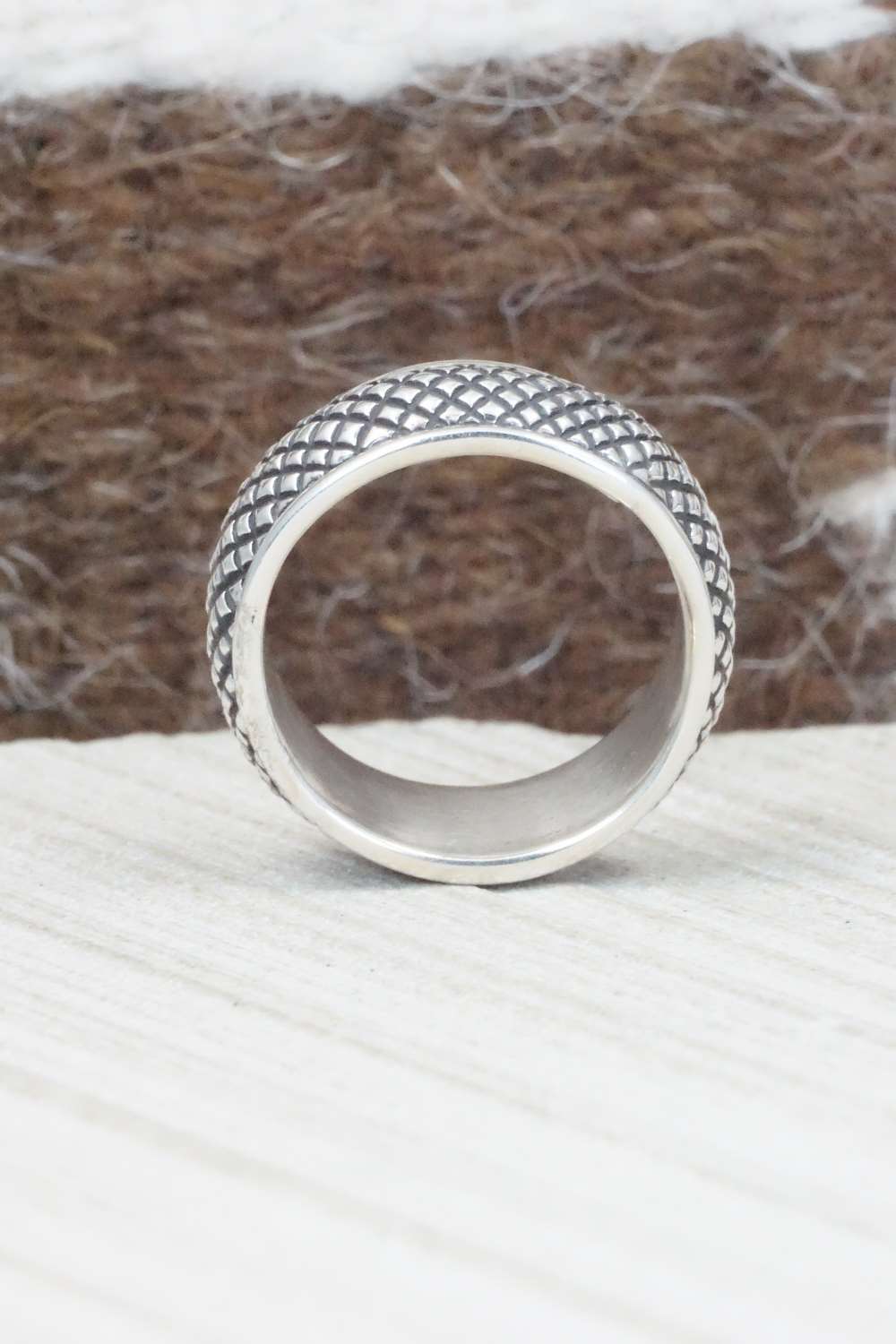 Sterling Silver Ring - Raymond Coriz - Size 8