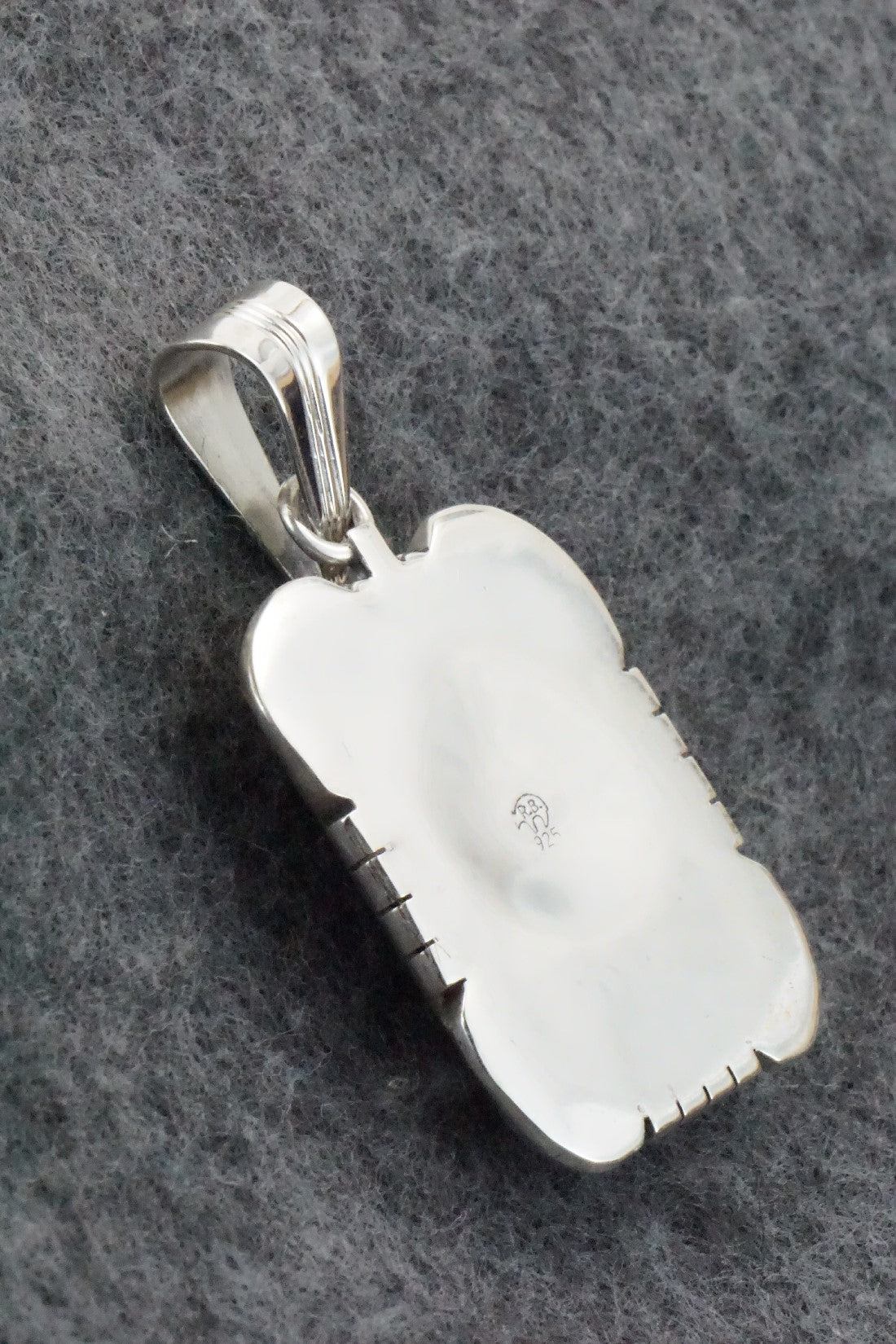 Turquoise & Sterling Silver Pendant - Samuel Yellowhair
