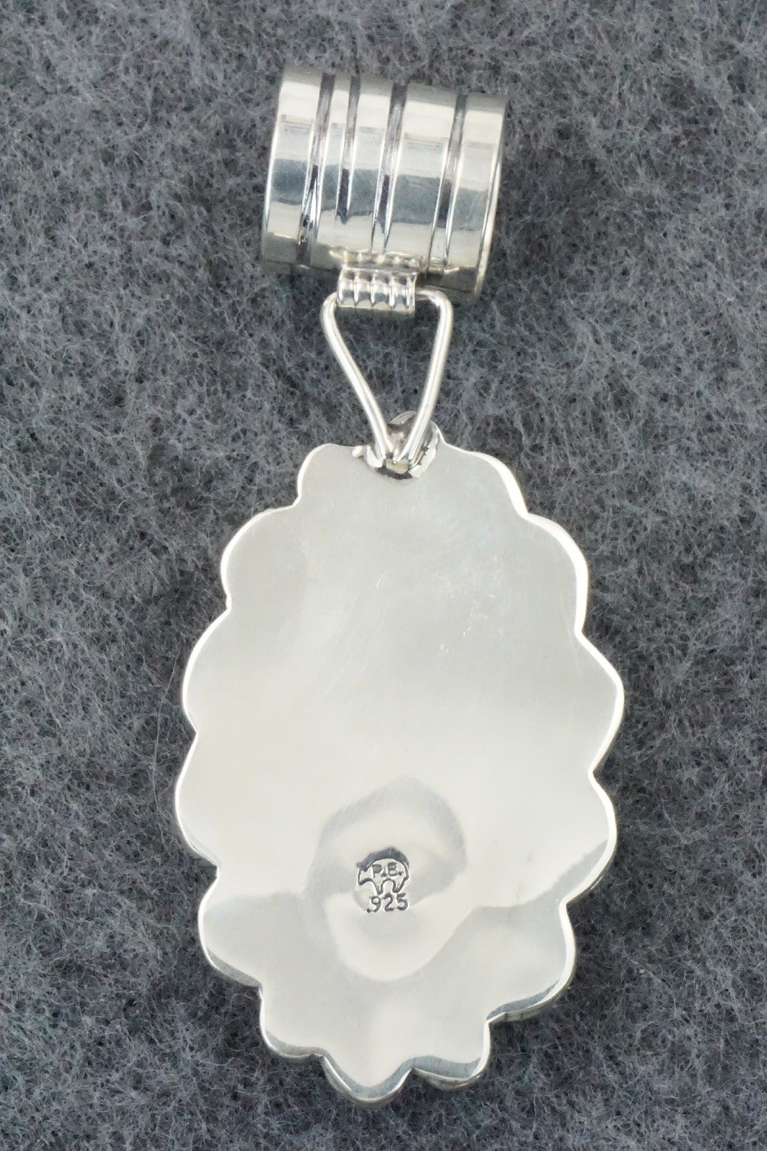 Turquoise & Sterling Silver Pendant - Gregg Yazzie