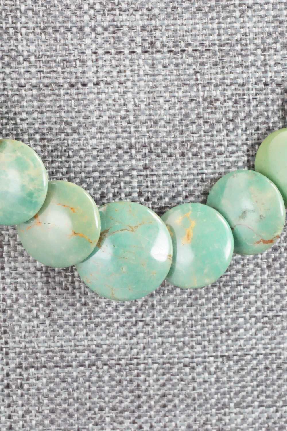 Turquoise & Sterling Silver Necklace - Navajo