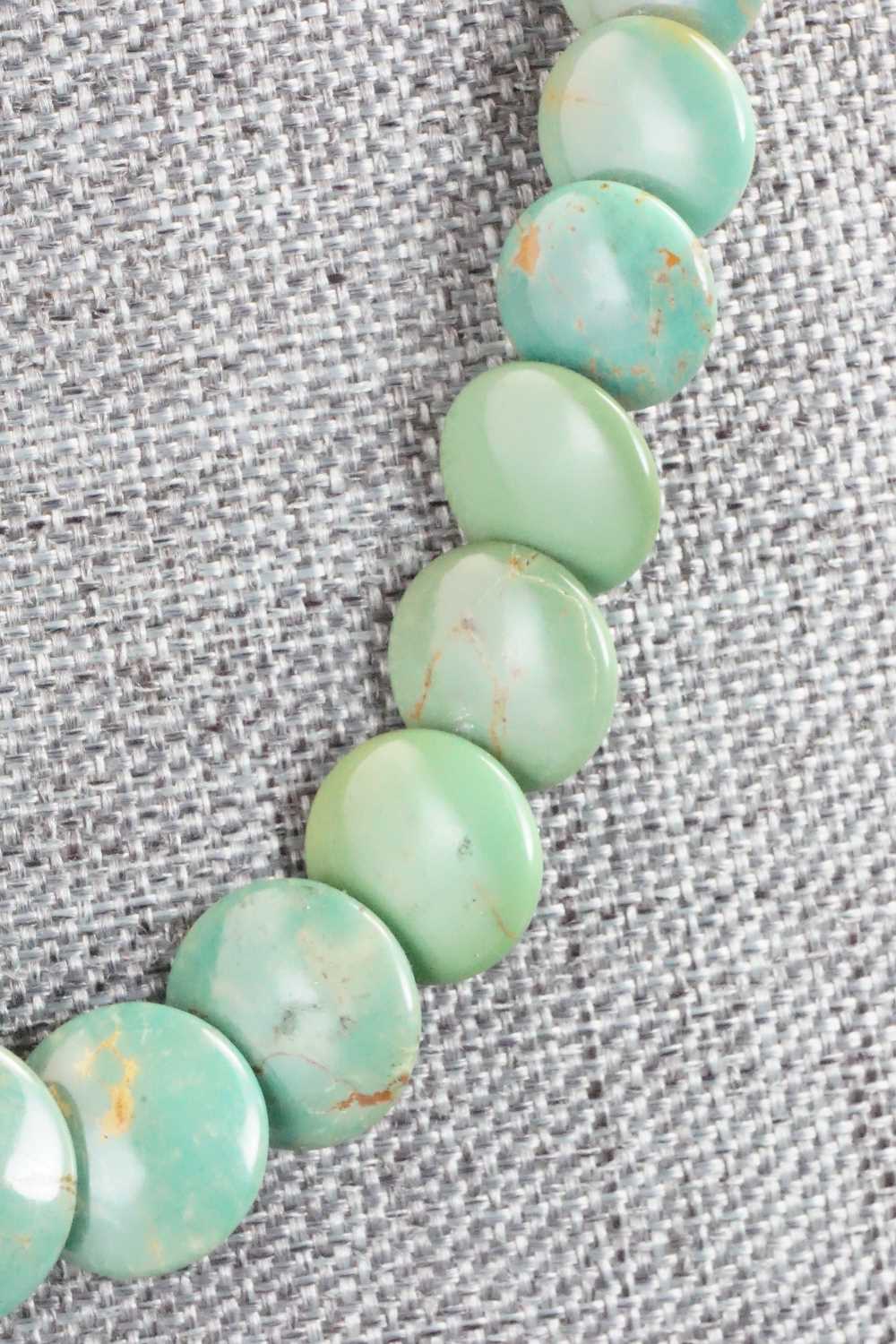 Turquoise & Sterling Silver Necklace - Navajo