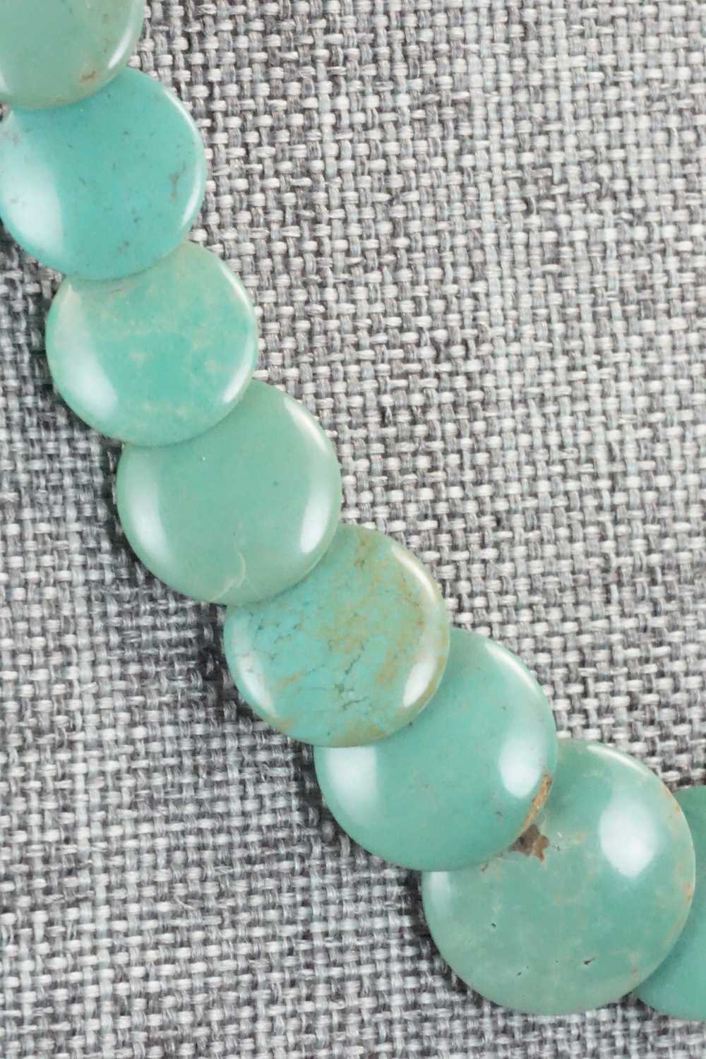 Turquoise & Sterling Silver Necklace - Navajo