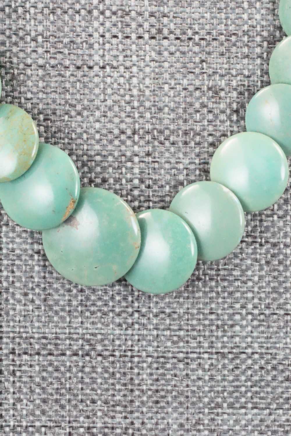 Turquoise & Sterling Silver Necklace - Navajo