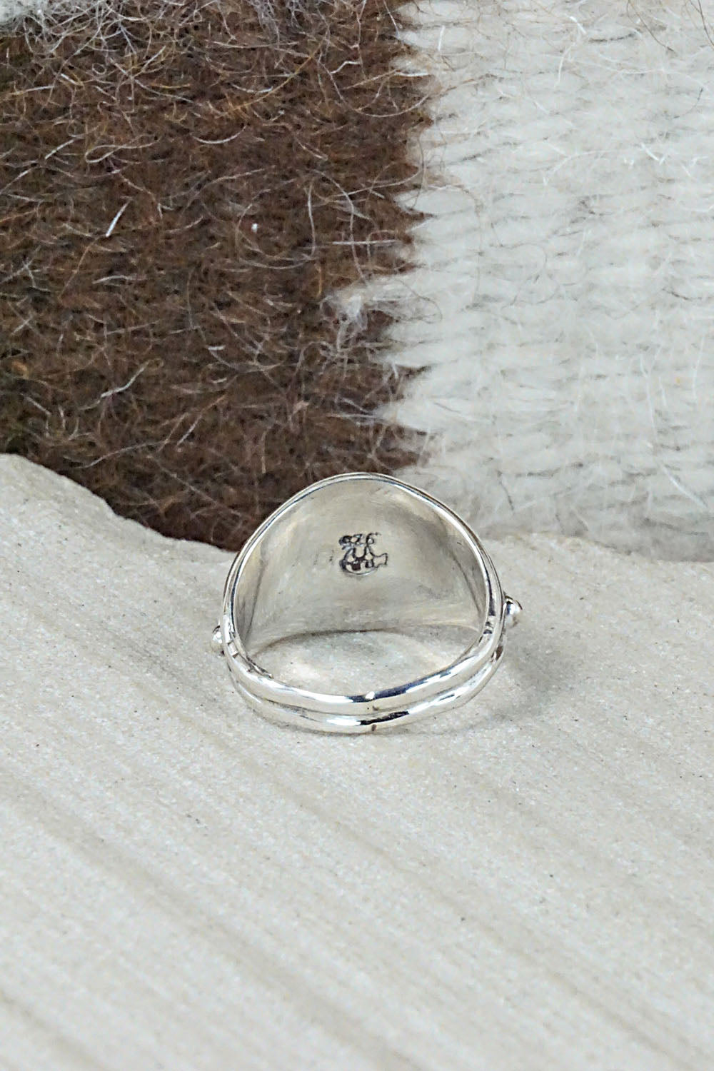 Turquoise & Sterling Silver Ring - Judy Largo - Size 5