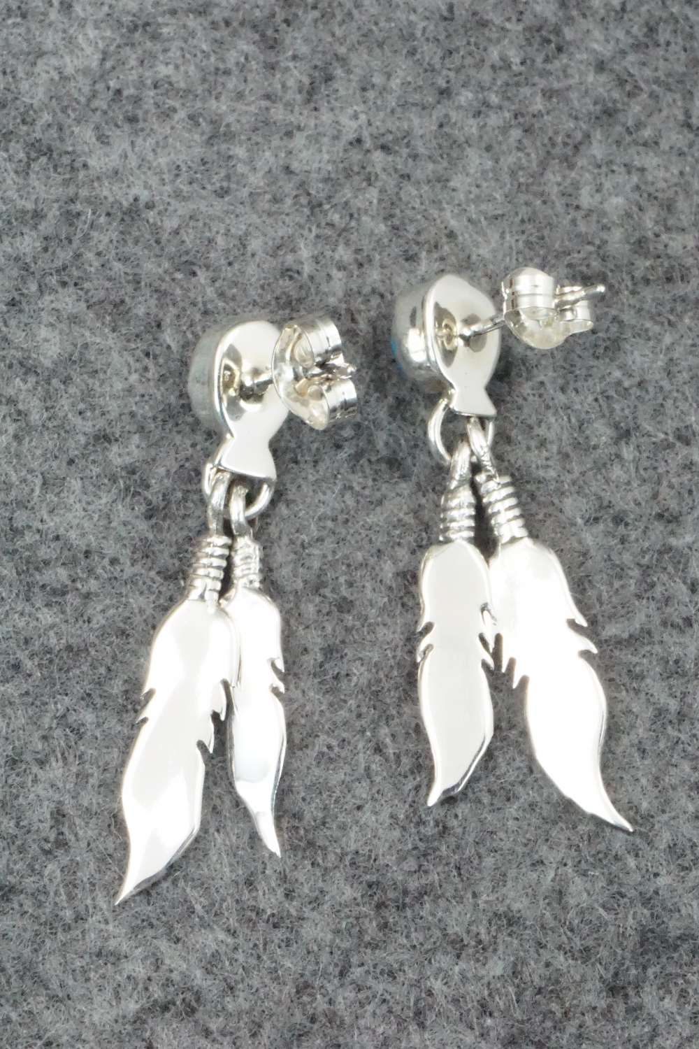 Turquoise & Sterling Silver Earrings - Annie Spencer