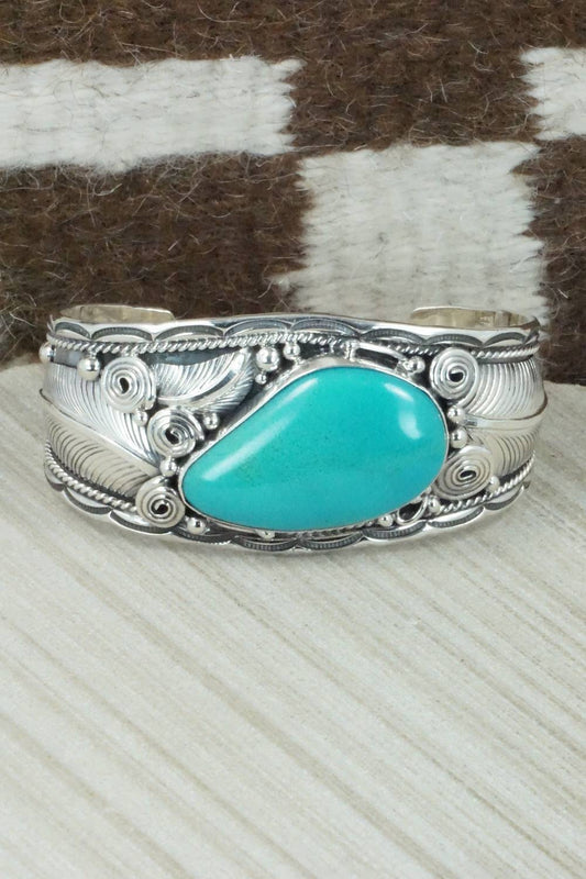 Turquoise & Sterling Silver Bracelet - Darrell Morgan
