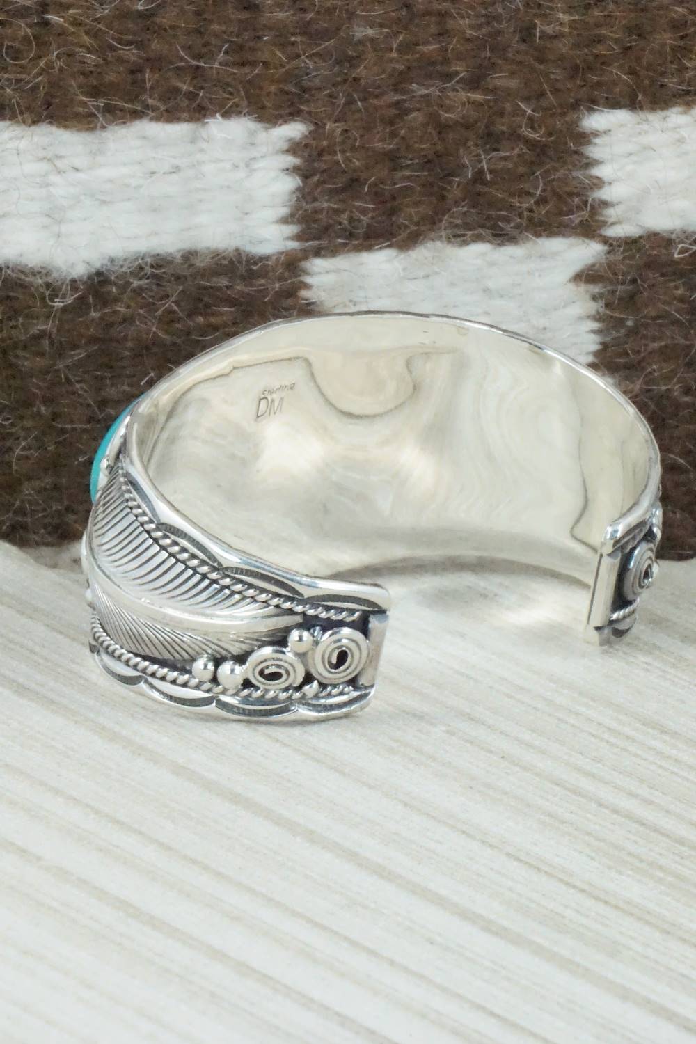 Turquoise & Sterling Silver Bracelet - Darrell Morgan