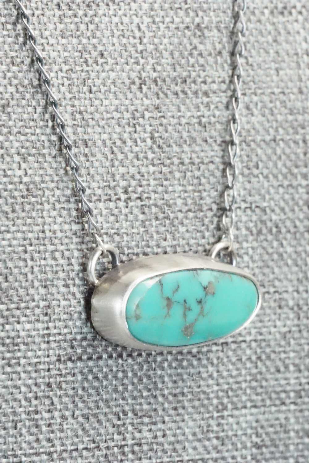 Turquoise & Sterling Silver Necklace - Jason Livingston