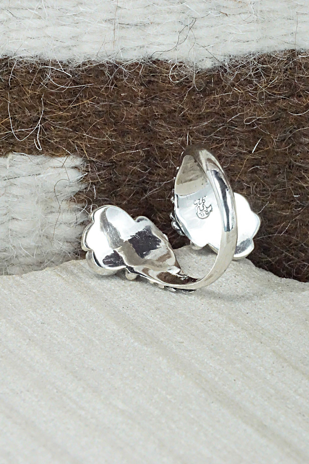 Opalite & Sterling Silver Ring - Etta Belin - 8.5