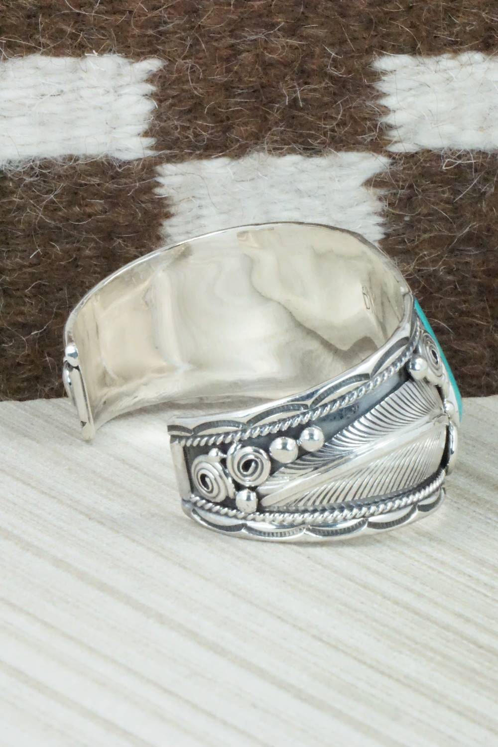 Turquoise & Sterling Silver Bracelet - Darrell Morgan
