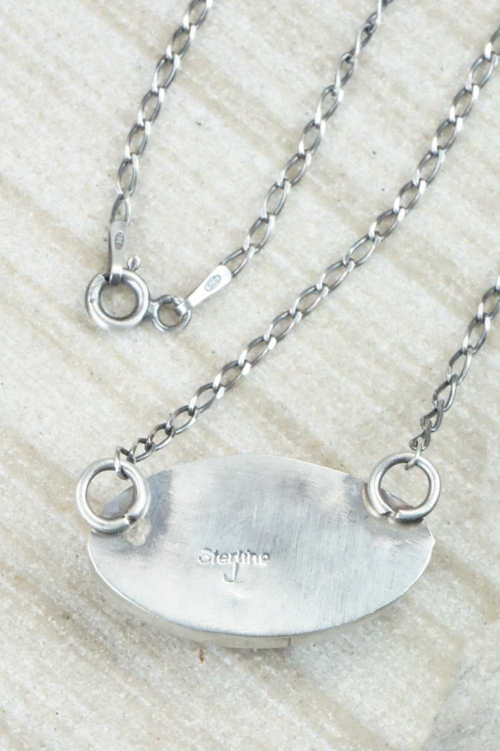 Spiny Oyster & Sterling Silver Necklace - Jason Livingston
