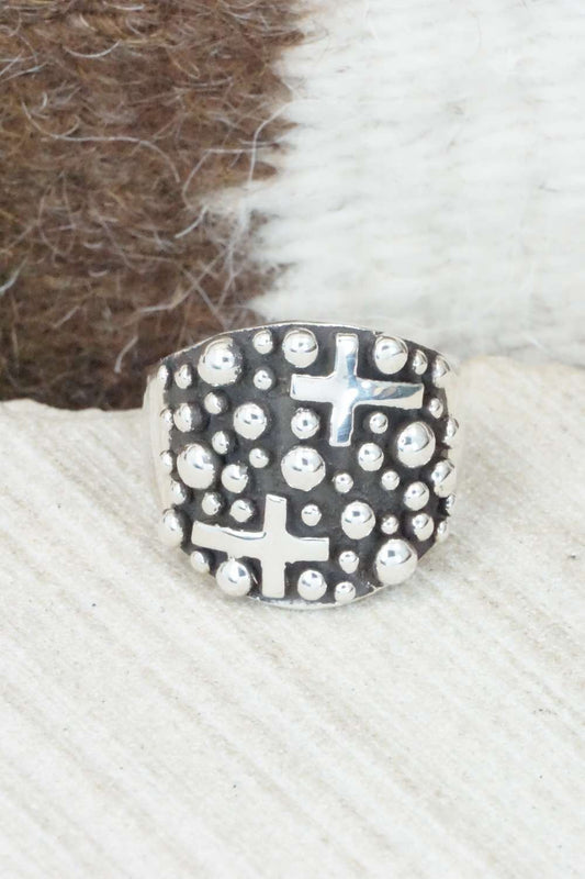 Sterling Silver Ring - Raymond Coriz - Size 9.5