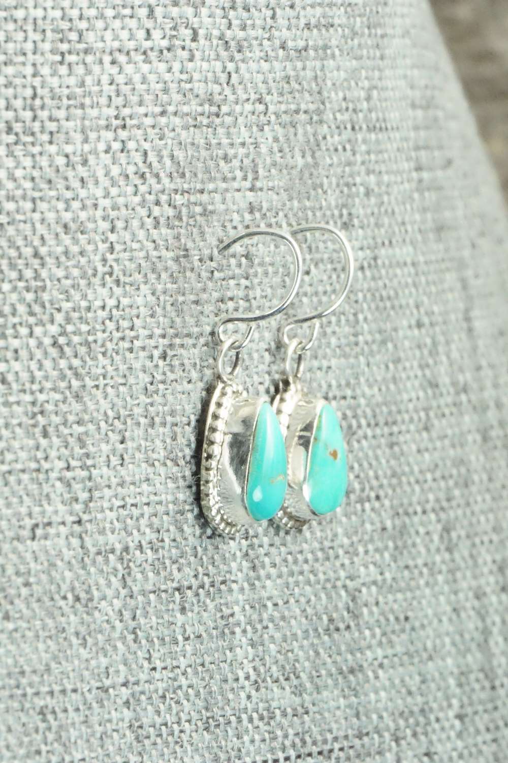 Turquoise & Sterling Silver Earrings - Jan Mariano
