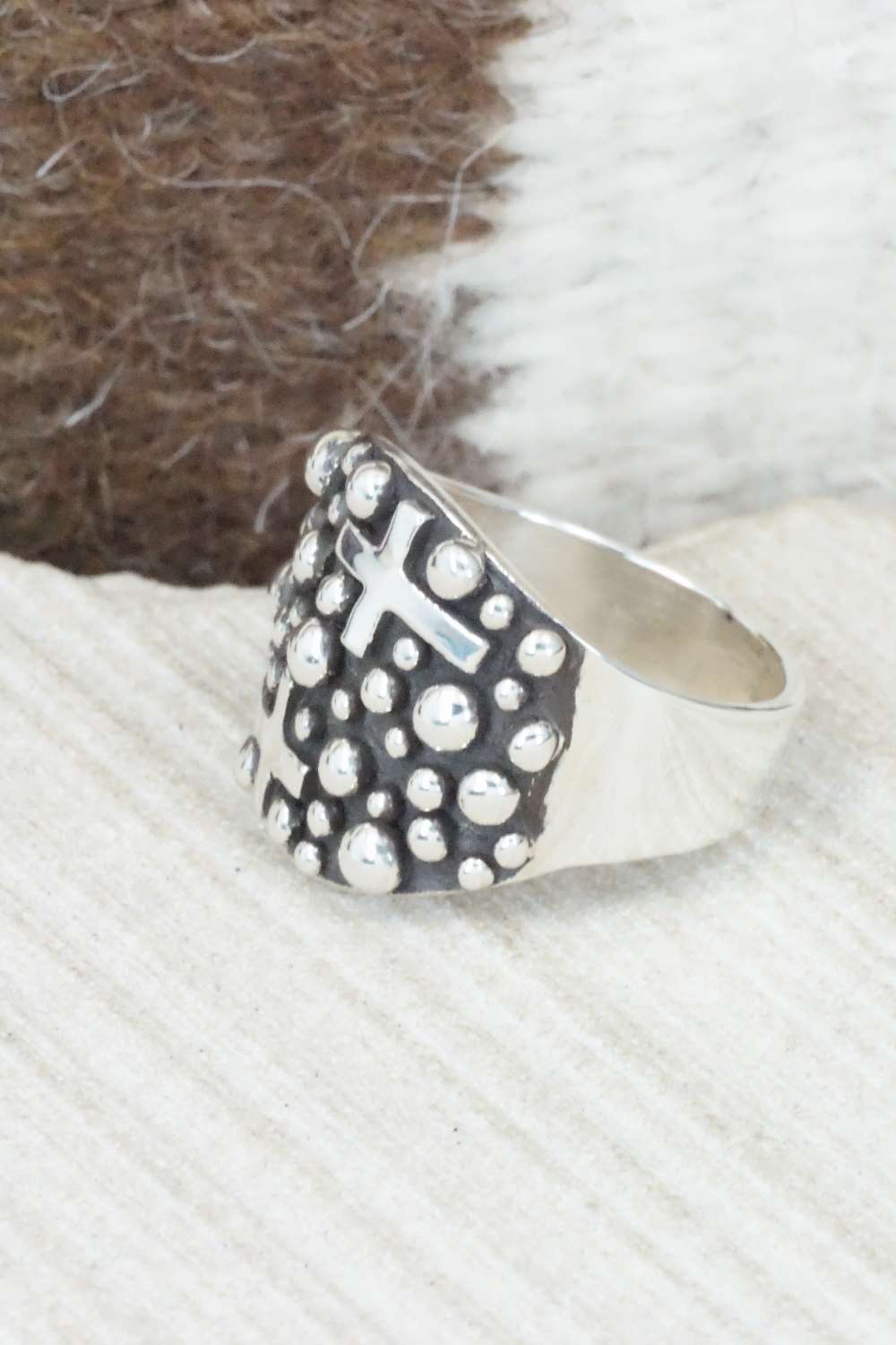 Sterling Silver Ring - Raymond Coriz - Size 9.5