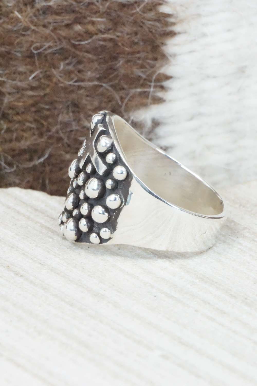 Sterling Silver Ring - Raymond Coriz - Size 9.5