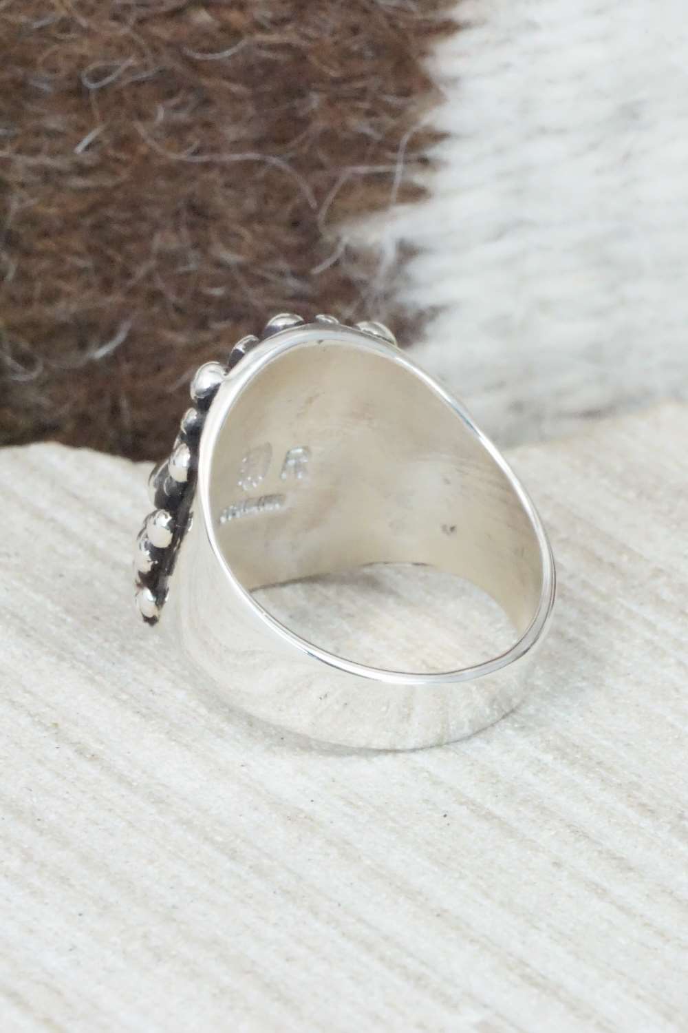 Sterling Silver Ring - Raymond Coriz - Size 9.5