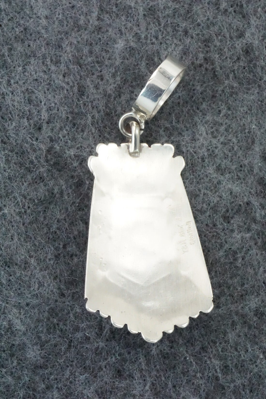Turquoise & Sterling Silver Pendant - Rosita Singer