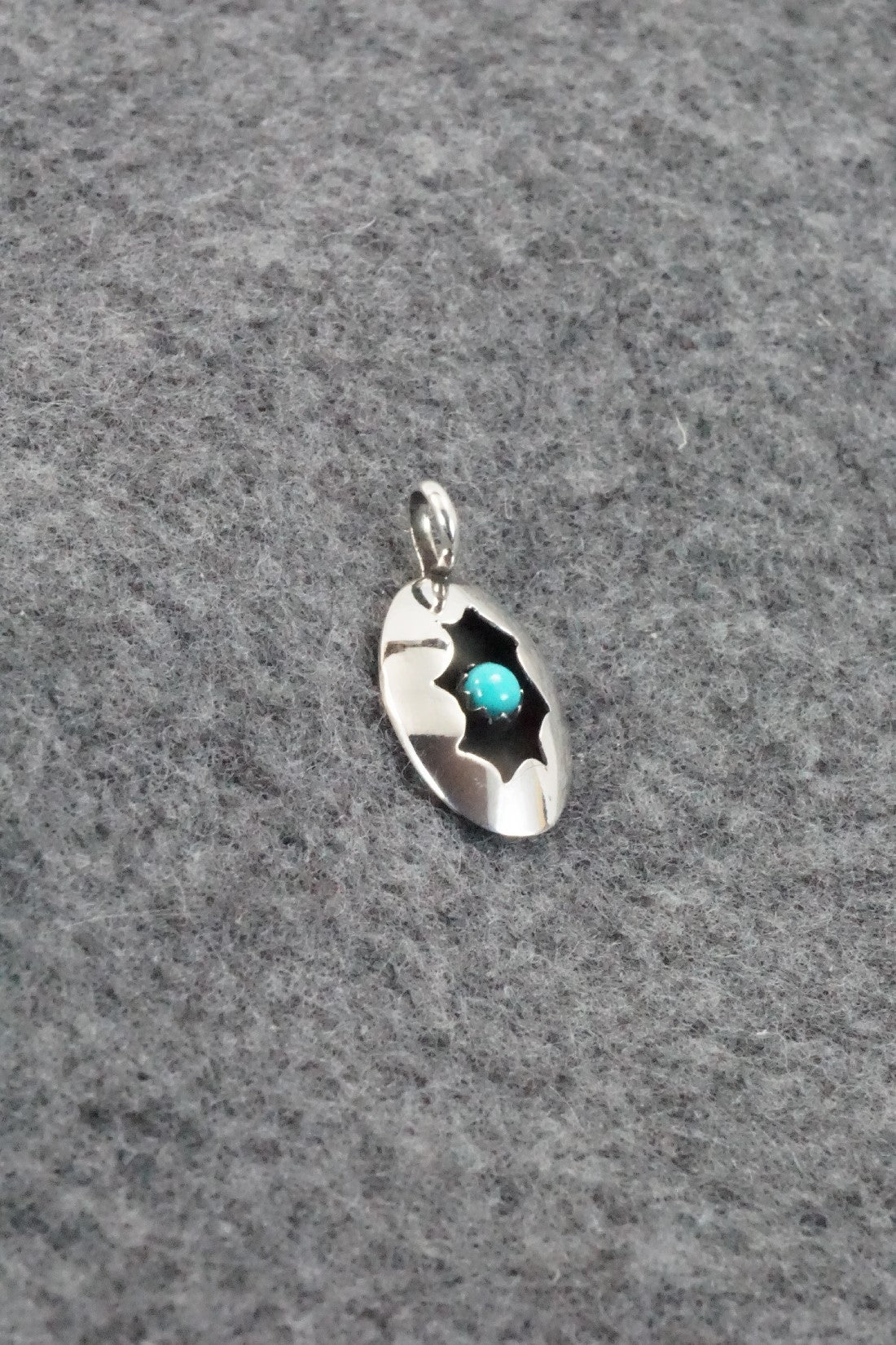 Turquoise & Sterling Silver Pendant - David Morgan