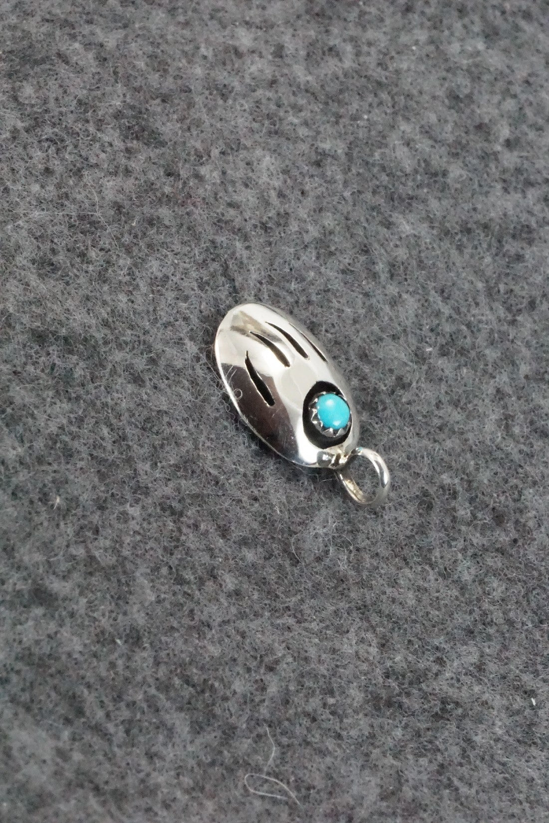 Turquoise & Sterling Silver Pendant - David Morgan