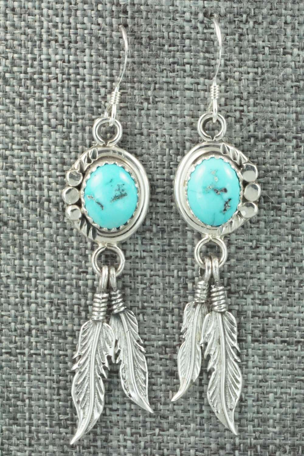 Turquoise & Sterling Silver Earrings - Annie Spencer