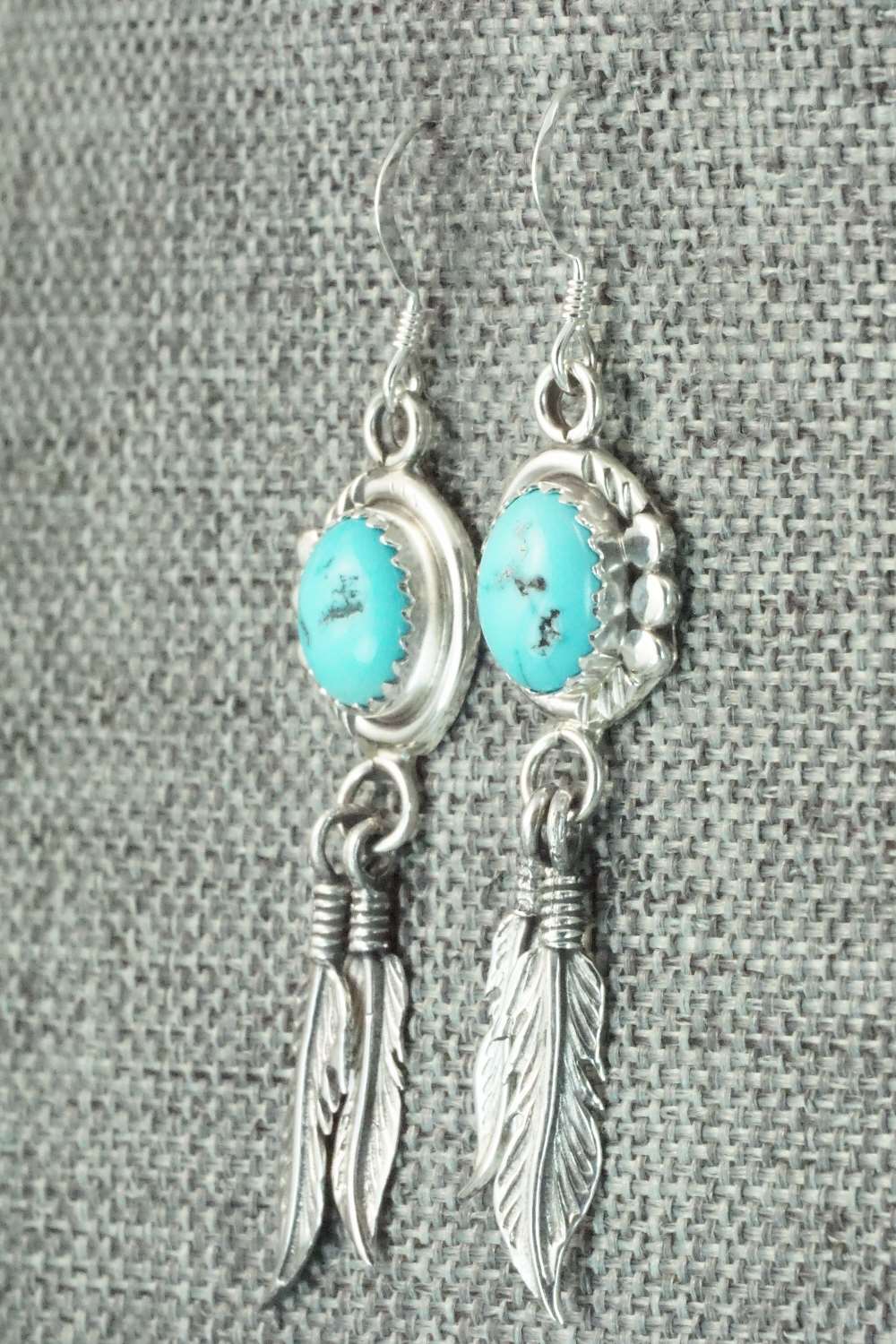 Turquoise & Sterling Silver Earrings - Annie Spencer