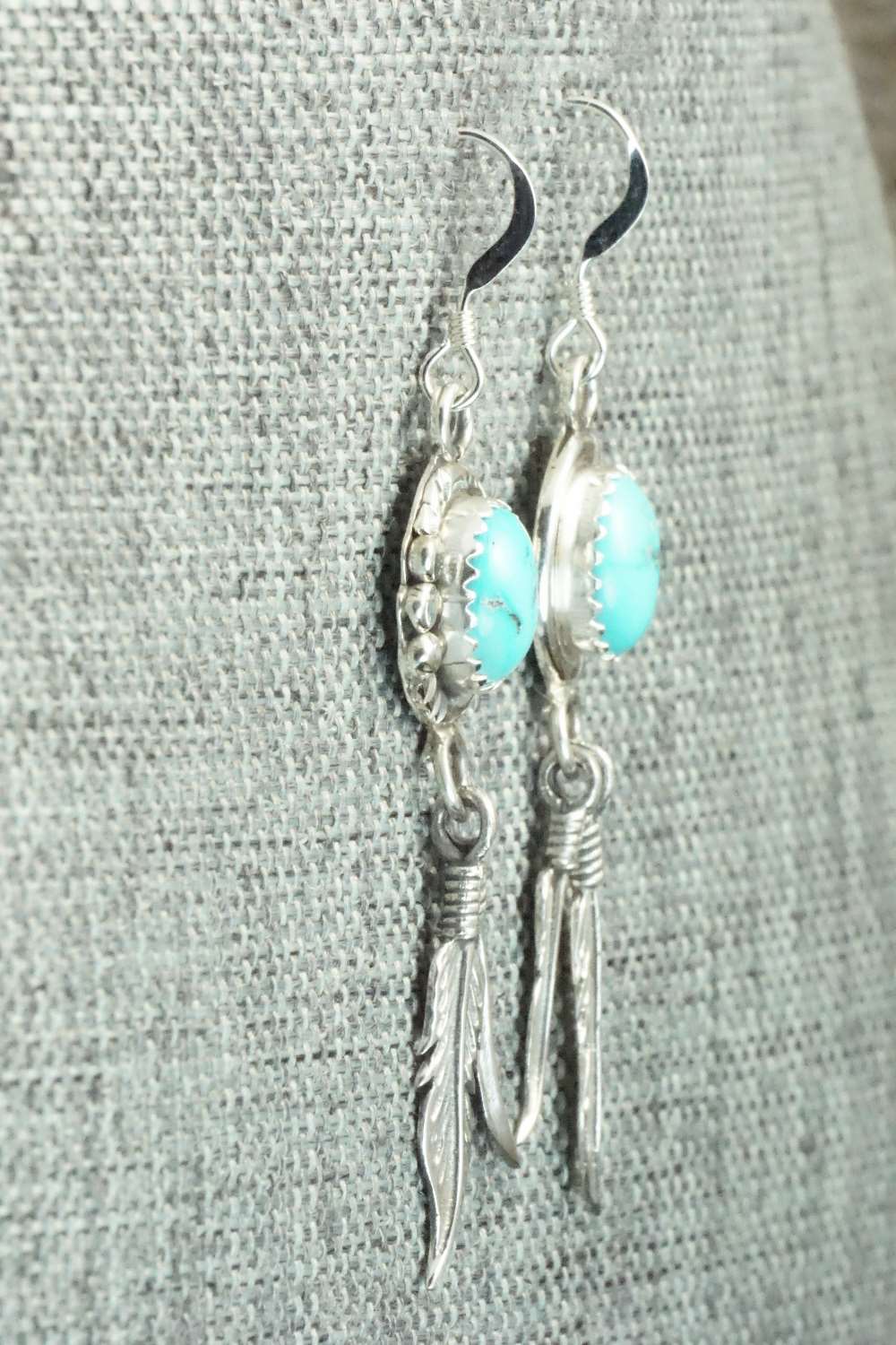 Turquoise & Sterling Silver Earrings - Annie Spencer