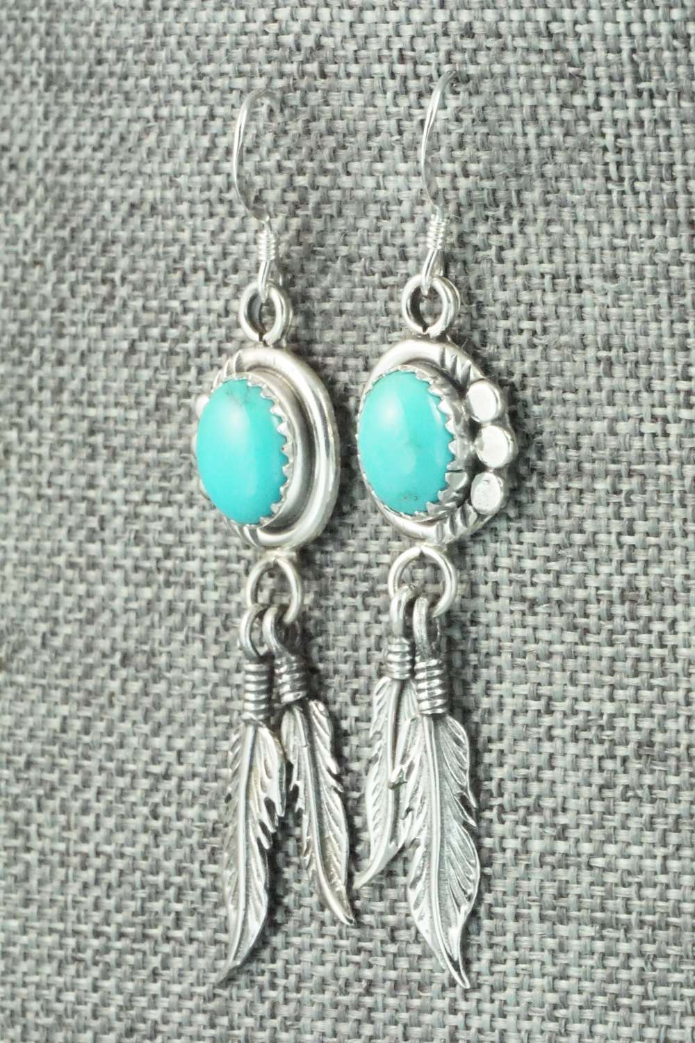 Turquoise & Sterling Silver Earrings - Annie Spencer