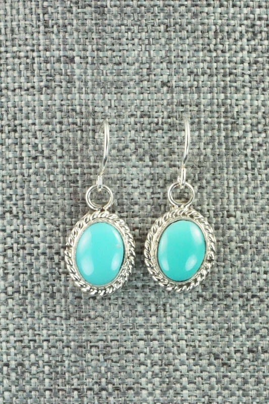 Turquoise & Sterling Silver Earrings - Jan Mariano