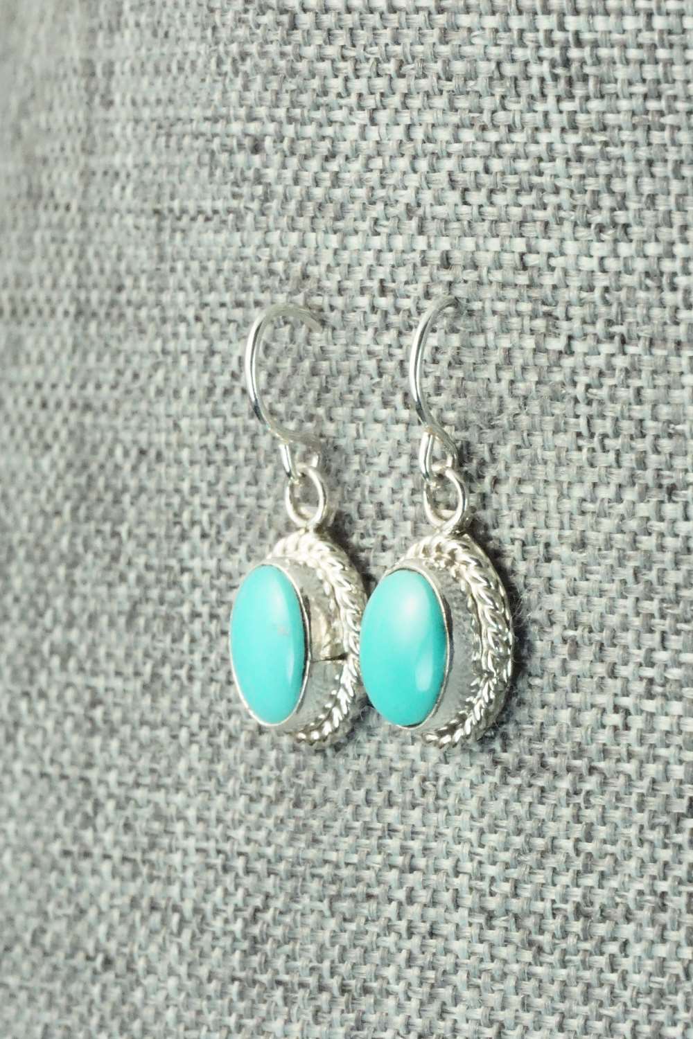 Turquoise & Sterling Silver Earrings - Jan Mariano