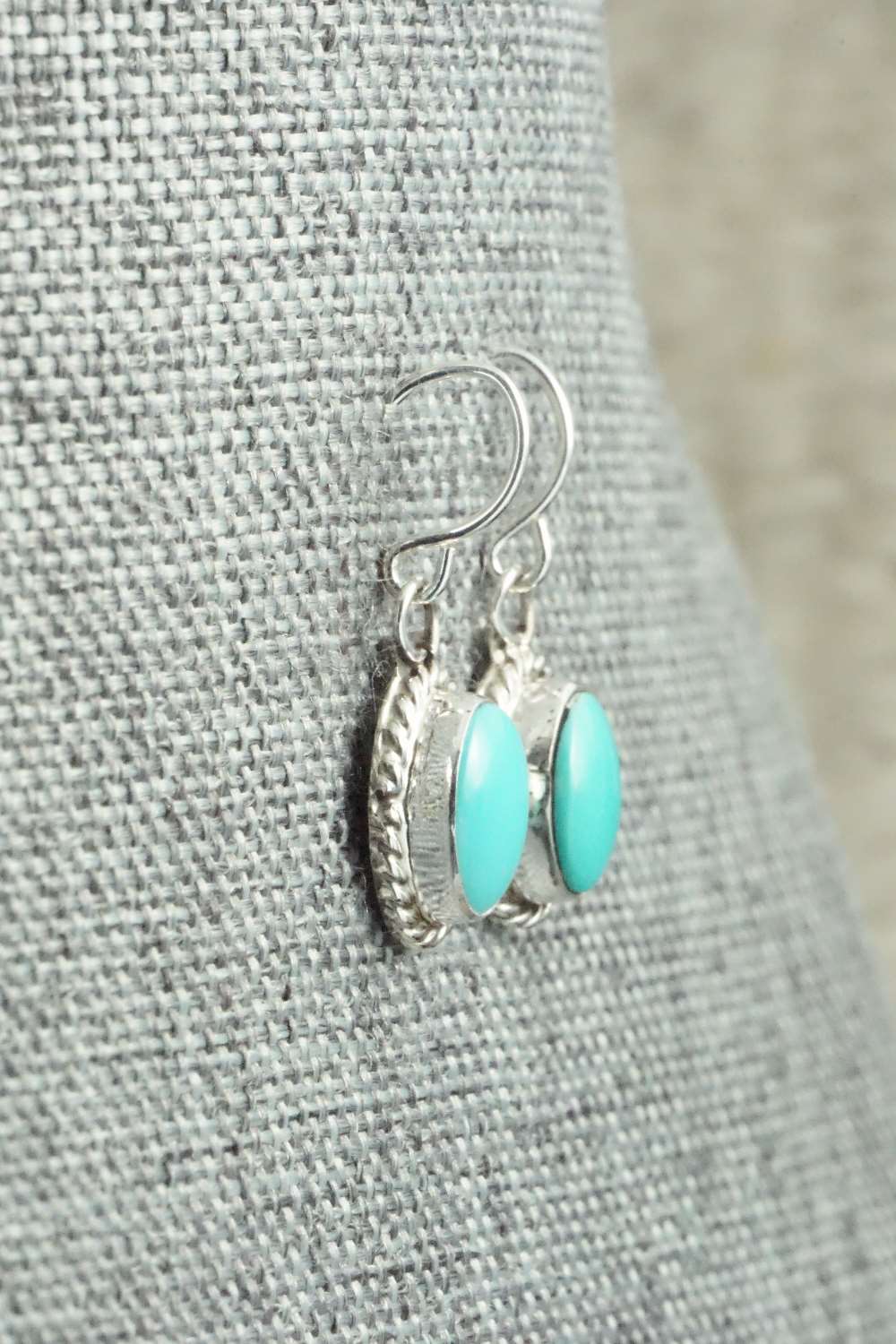 Turquoise & Sterling Silver Earrings - Jan Mariano