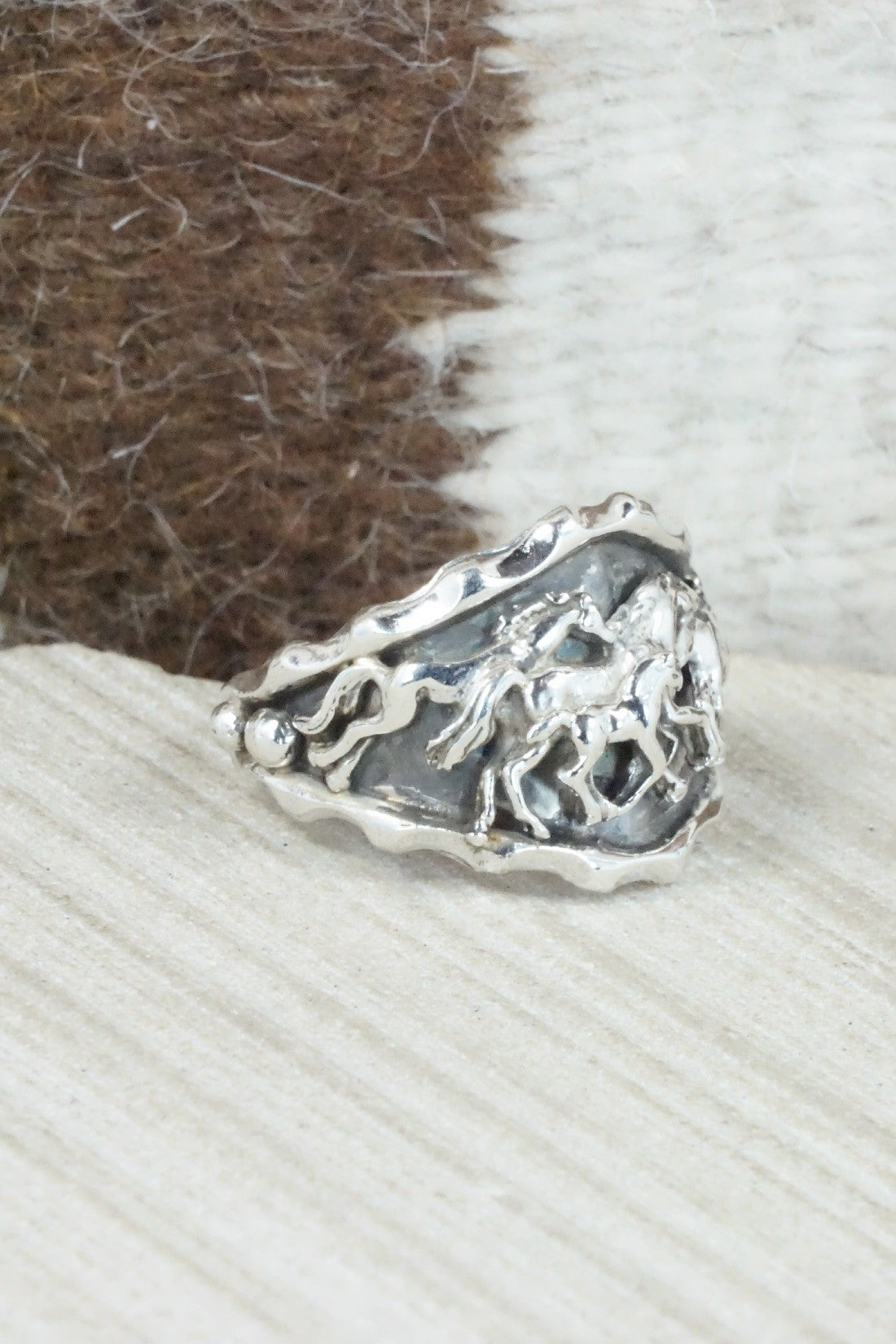 Sterling Silver Ring - Genevieve Francisco - Size 13