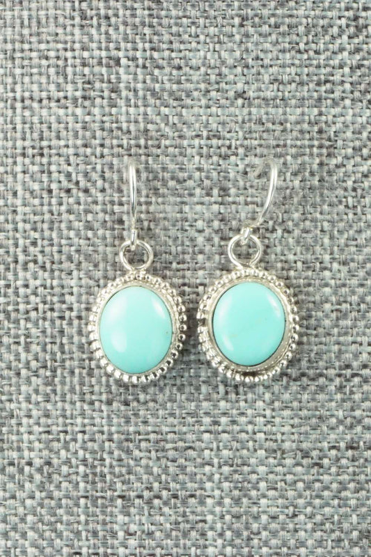 Turquoise & Sterling Silver Earrings - Jan Mariano