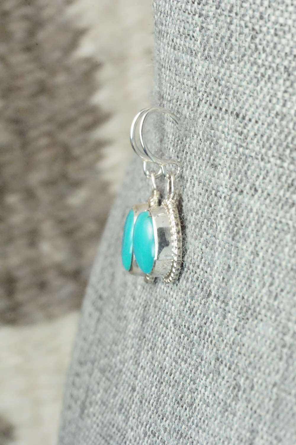 Turquoise & Sterling Silver Earrings - Jan Mariano