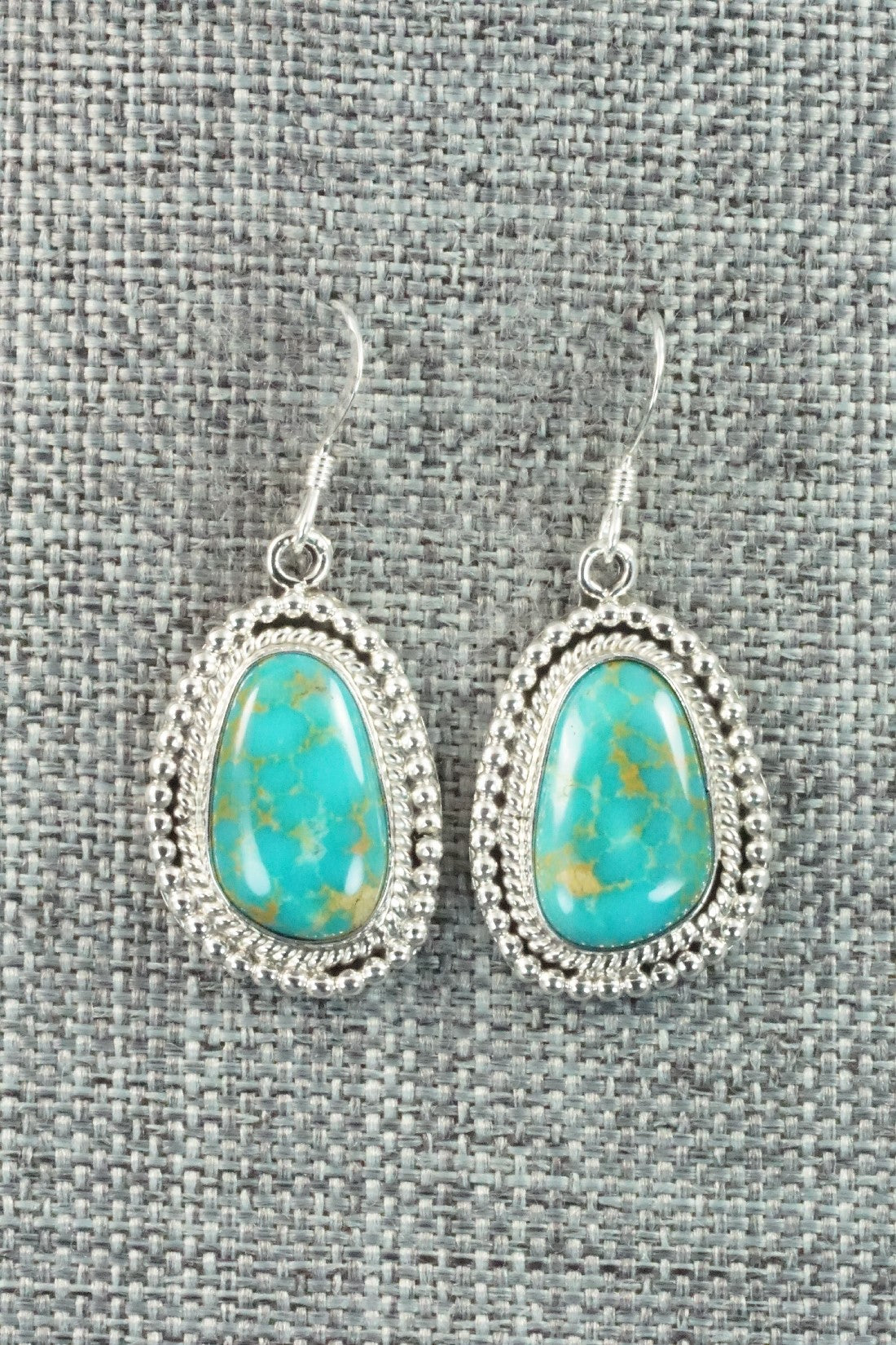 Turquoise & Sterling Silver Earrings - Verley Betone