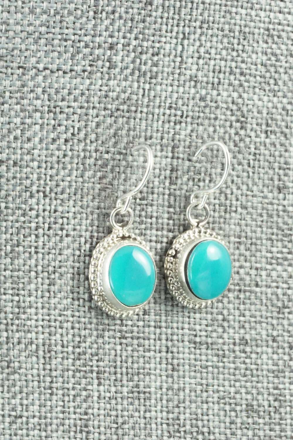 Turquoise & Sterling Silver Earrings - Jan Mariano