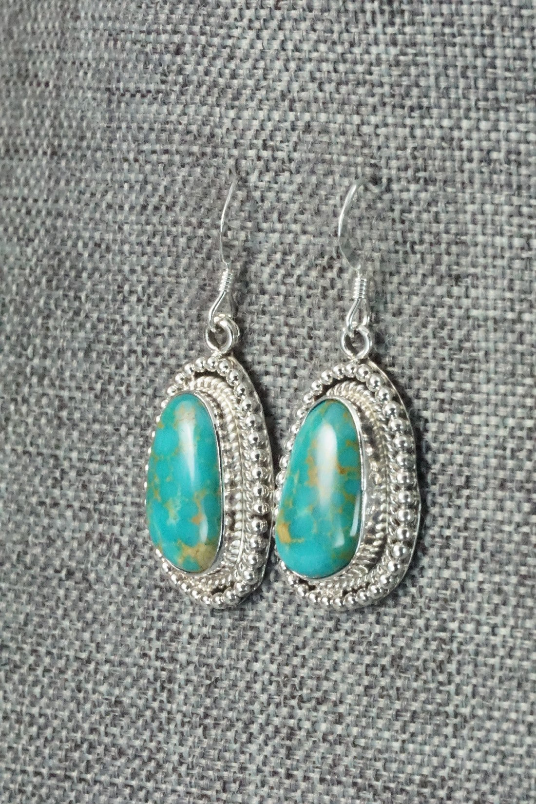 Turquoise & Sterling Silver Earrings - Verley Betone