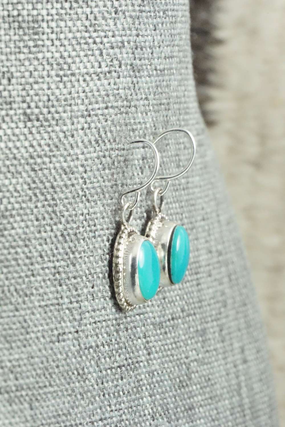 Turquoise & Sterling Silver Earrings - Jan Mariano