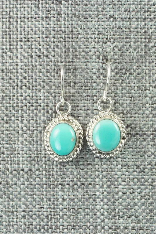 Turquoise & Sterling Silver Earrings - Jan Mariano