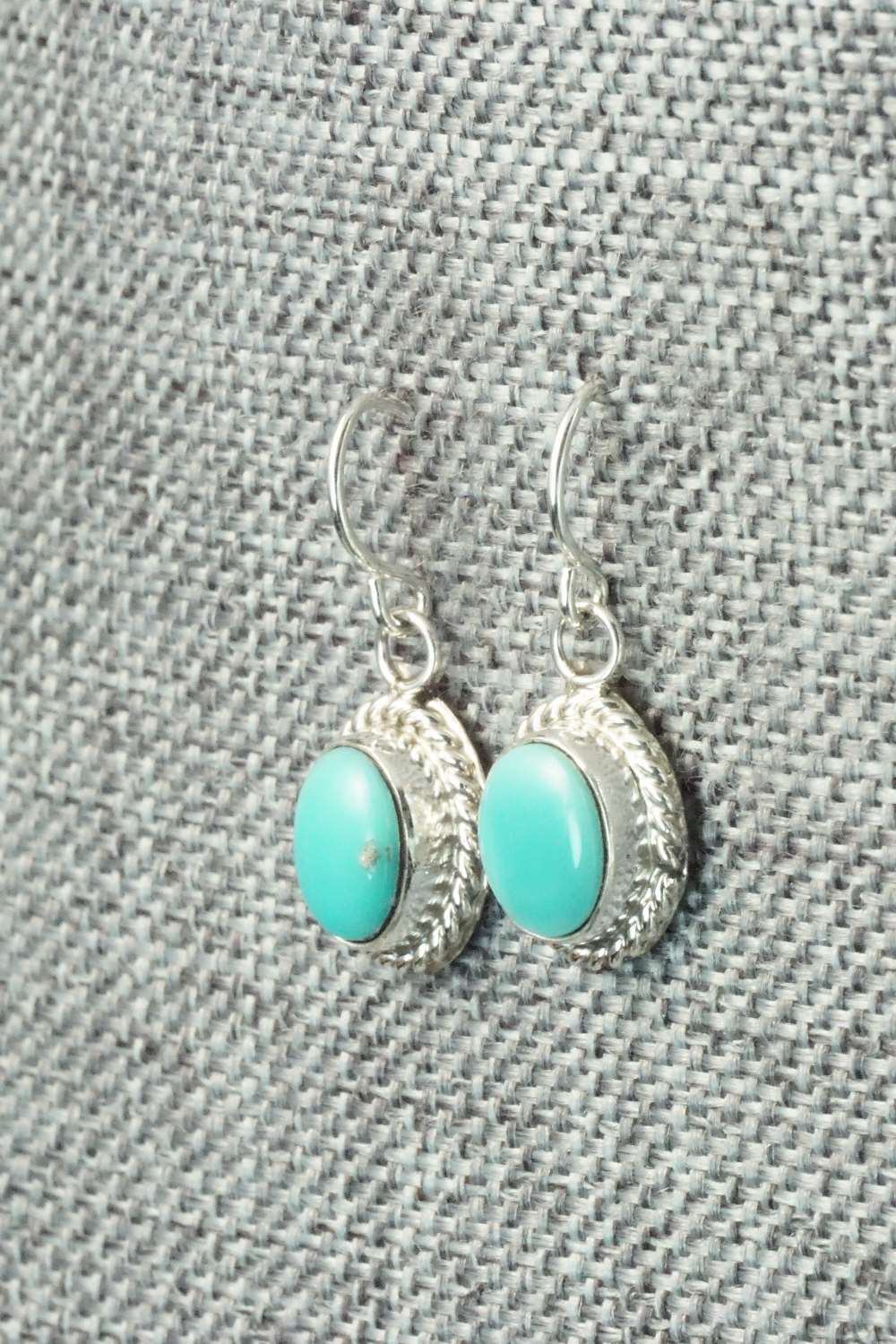 Turquoise & Sterling Silver Earrings - Jan Mariano
