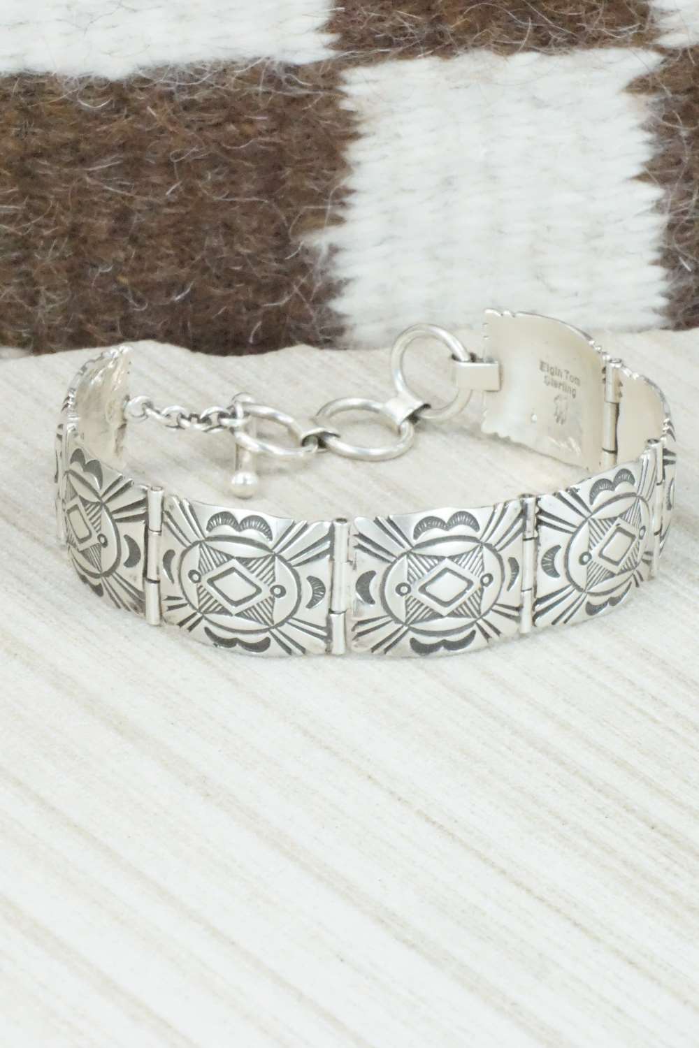 Sterling Silver Link Bracelet - Elgin Tom