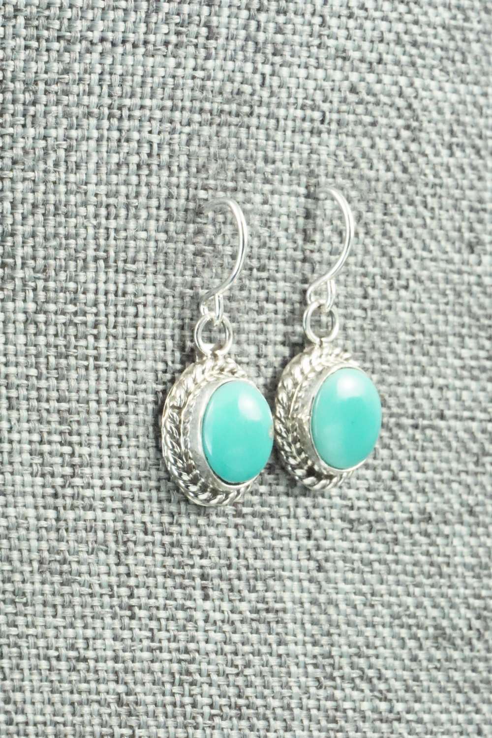 Turquoise & Sterling Silver Earrings - Jan Mariano