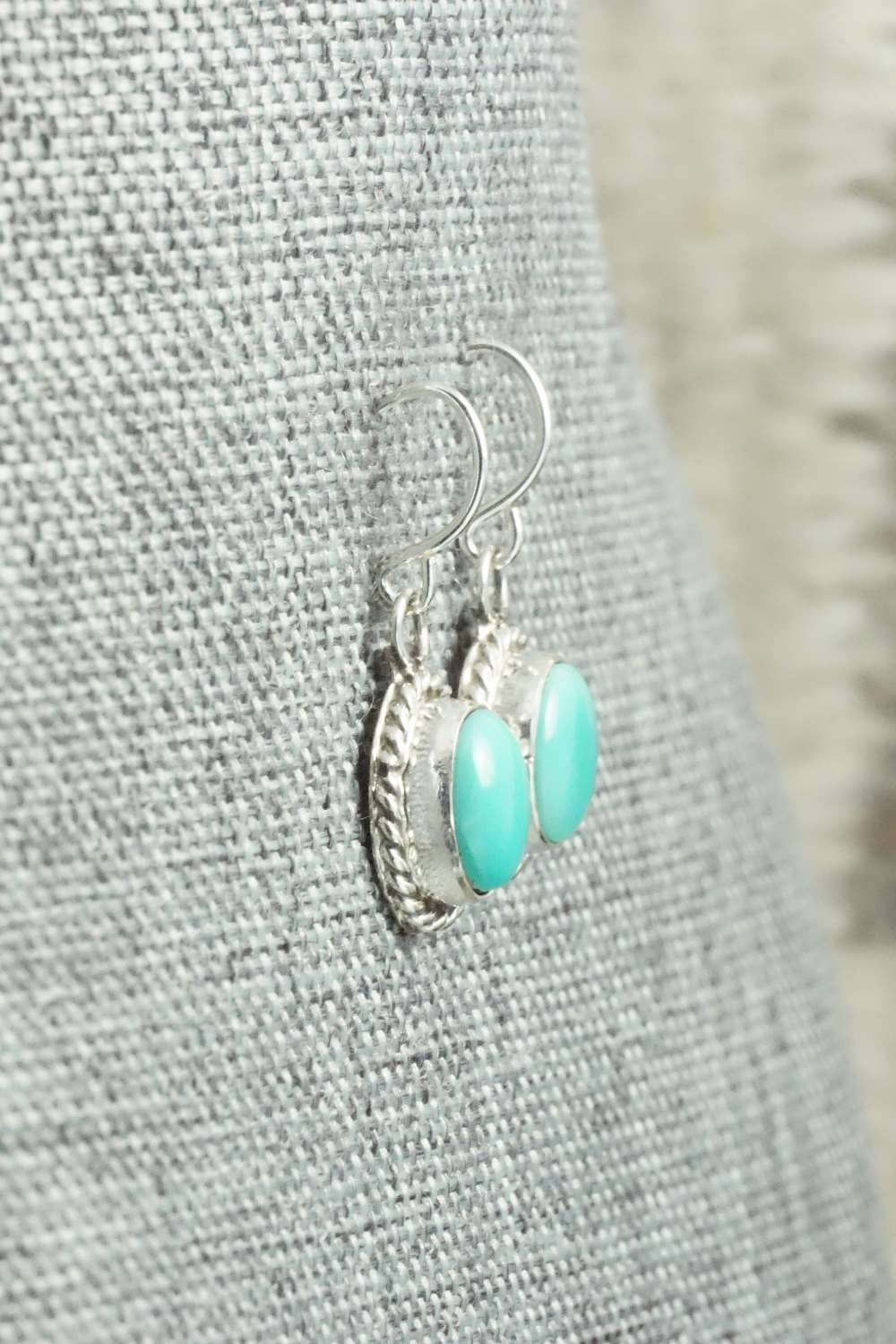 Turquoise & Sterling Silver Earrings - Jan Mariano