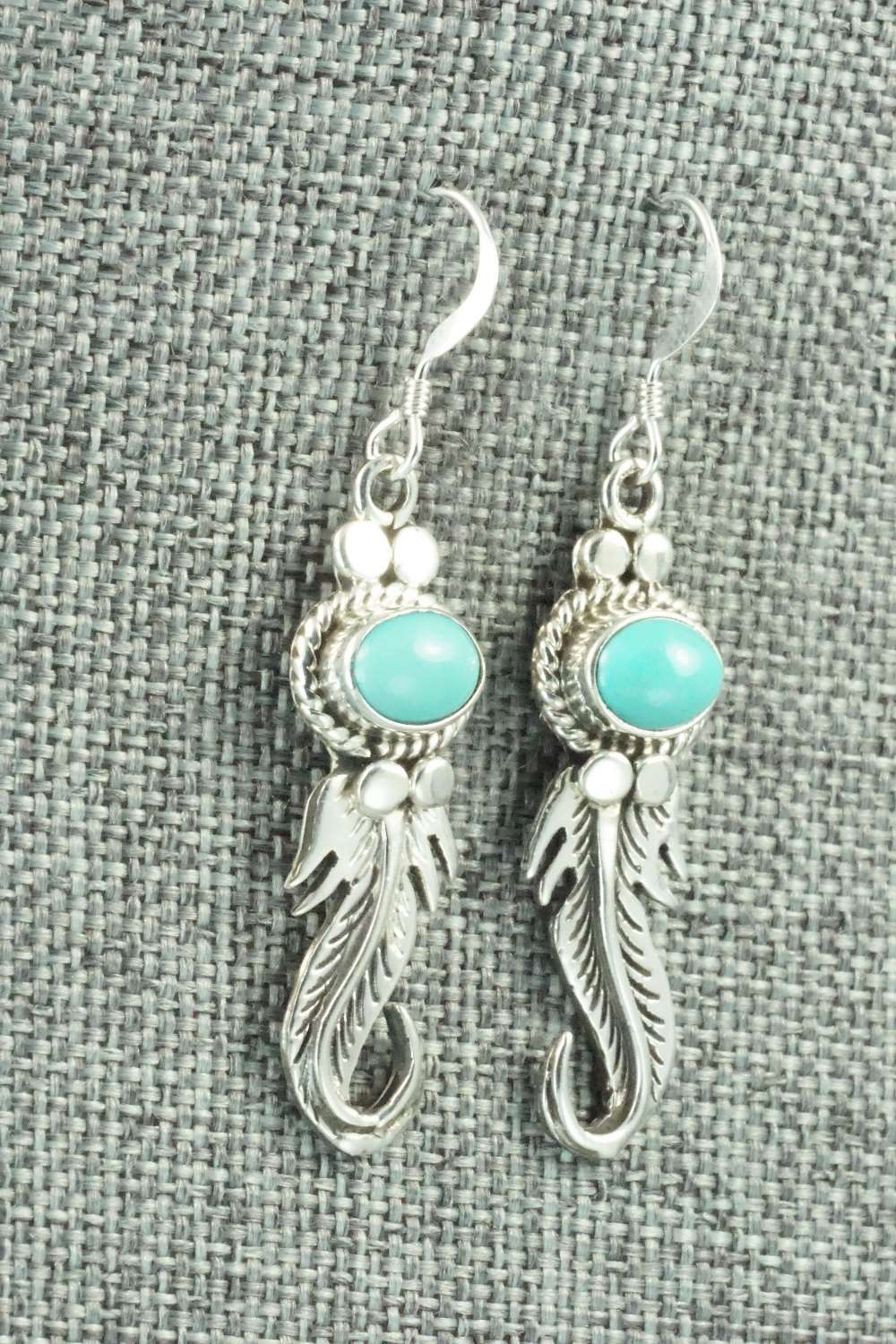 Turquoise & Sterling Silver Earrings - Judy Largo