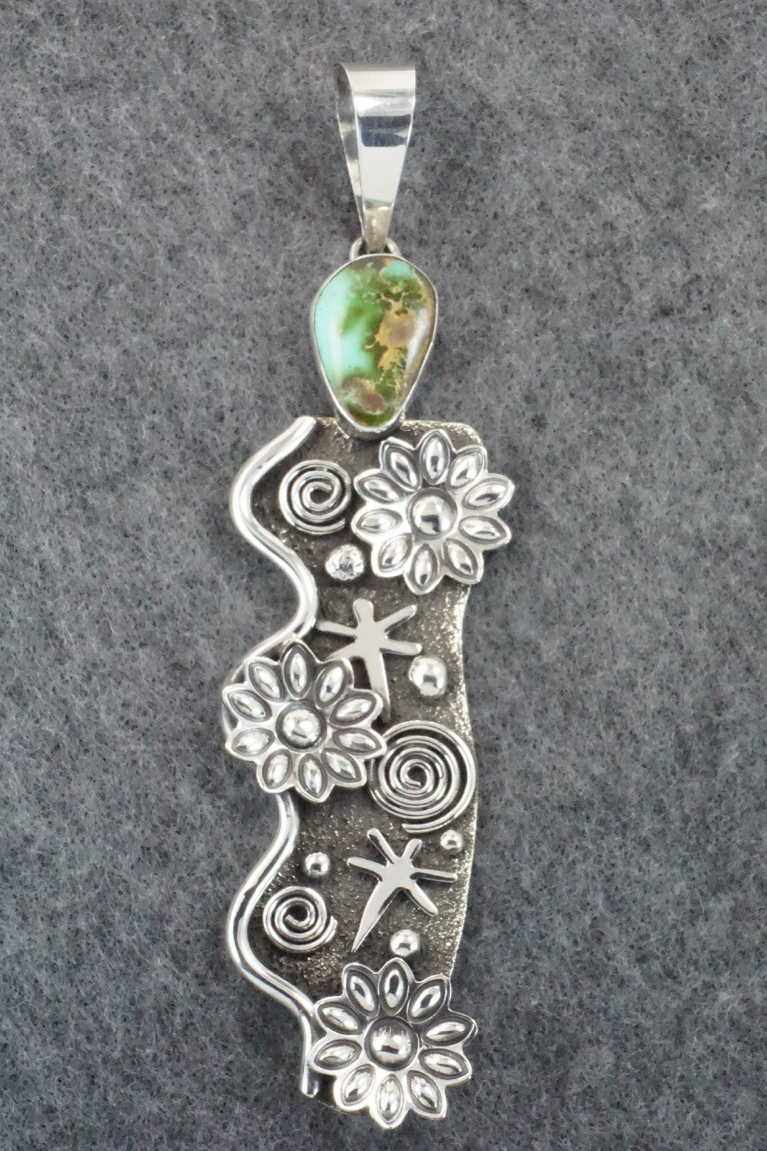 Turquoise & Sterling Silver Pendant - Alex Sanchez