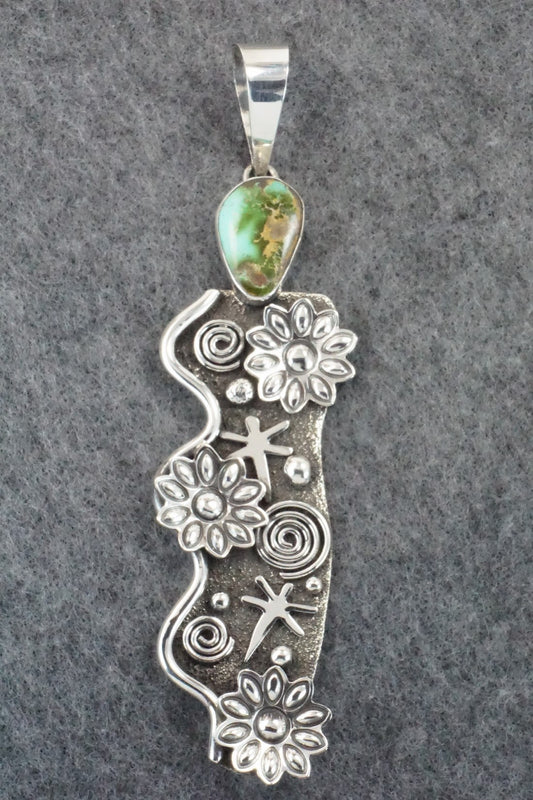 Turquoise & Sterling Silver Pendant - Alex Sanchez
