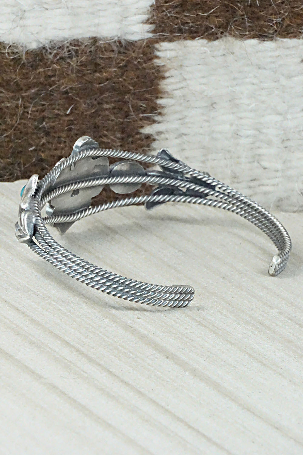 Turquoise & Sterling Silver Bracelet - Bobby Platero